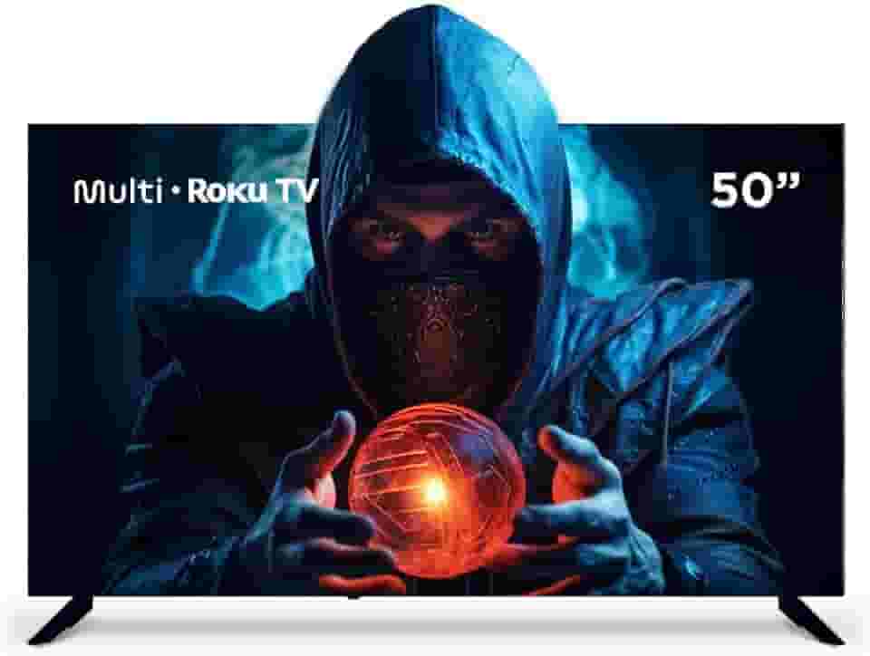 Smart TV 50" Roku Multi 4K Compatível com Alexa e Google Home - TL059M