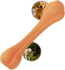 Mordedor Osso Para Cachorro, Brinquedo Pet Resistente, Alivia Estresse, Limpa Dentes, Cães Pequenos e Médios, Seguro e Durável, Brincadeira e Diversão - LAUZANE SHOP