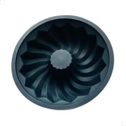 Forma de Silicone Redonda Preta 26 cm Para Pudim Flan Bolo e Cremes Antiaderente com 5,5 cm de Altura (1)