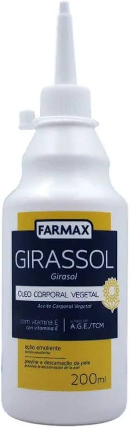 Farmax Óleo Corporal Girassol Branco 200 Ml