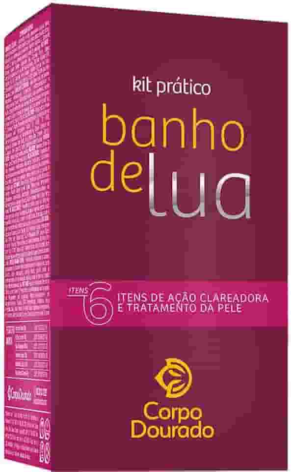 Corpo Dourado Banho de Lua - Kit Prático Pelos Dourados Tradicional (6 Itens)