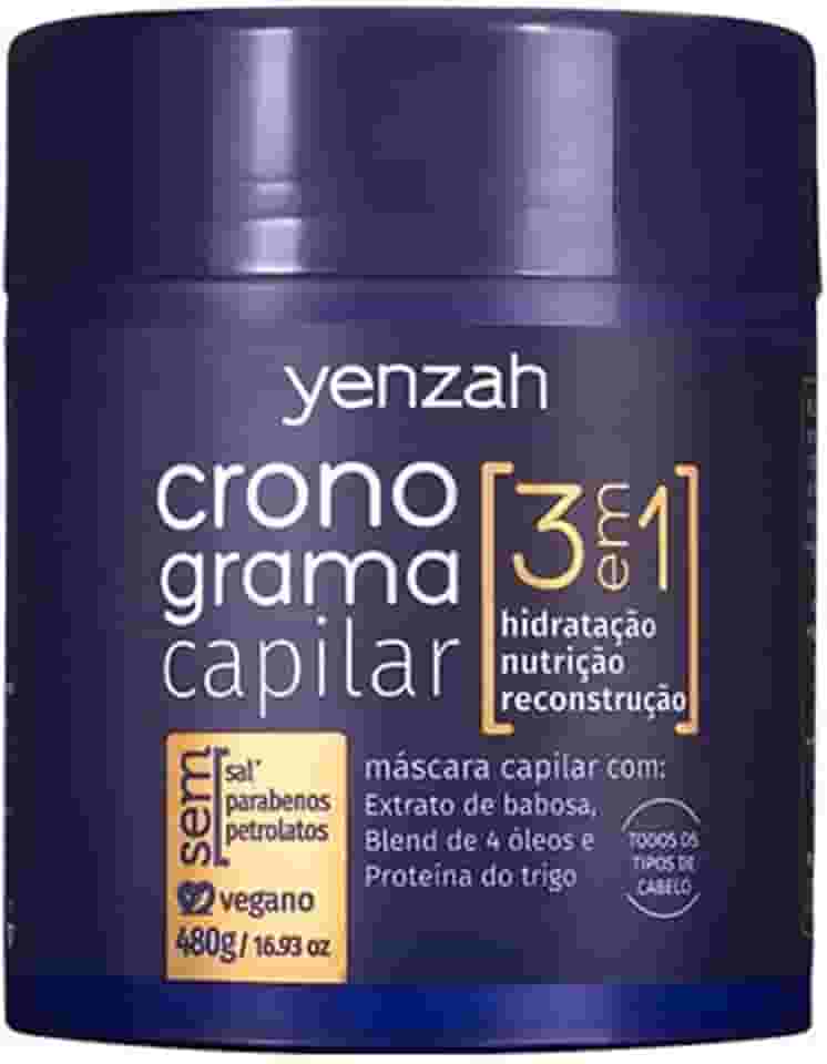 YENZAH - CRONOGRAMA CAPILAR 3 EM 1 - MÁSCARA, Yenzah