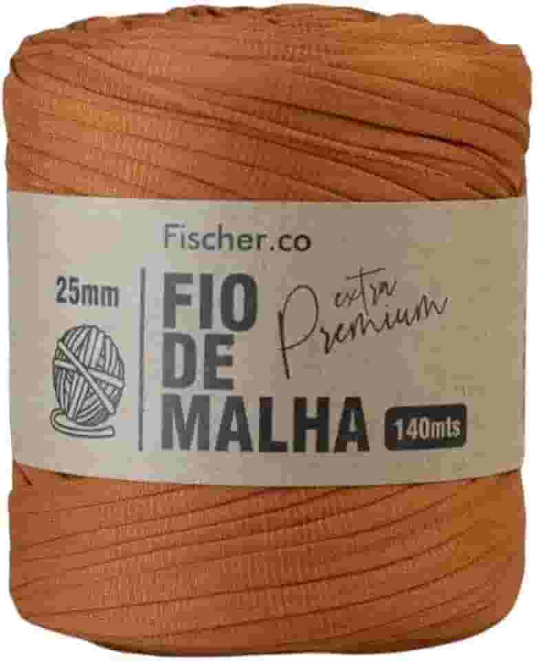 Fio de Malha Extra Premium Fischer 25mm x Rolo com 140m (20 TERRACOTA)
