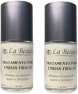 Kit 2 unidades Base Fortalecedora Para Unhas Fracas, La Beaute
