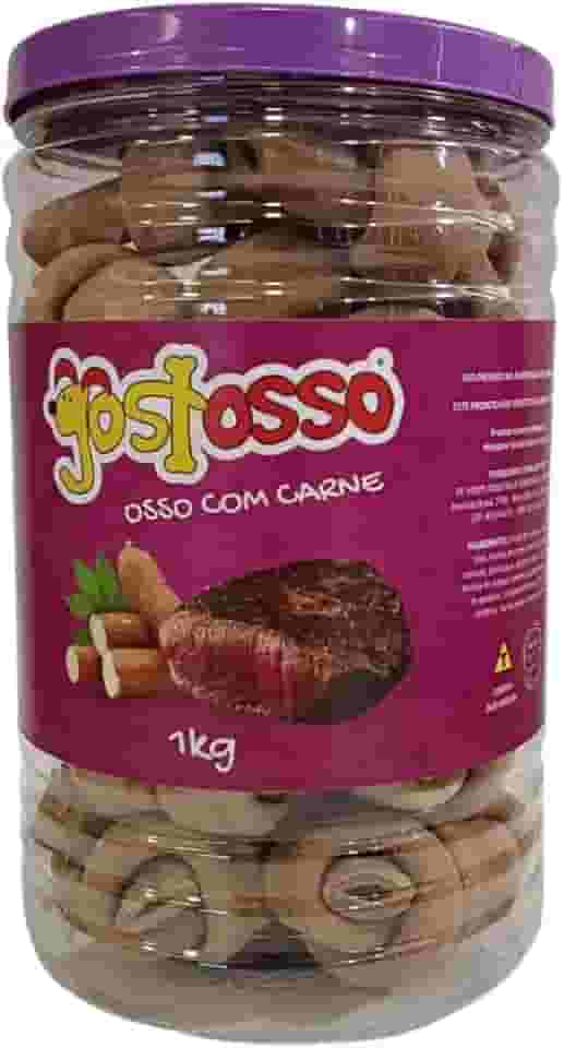 Osso para cachorro com Carne 5/6 Gostosso 1Kg