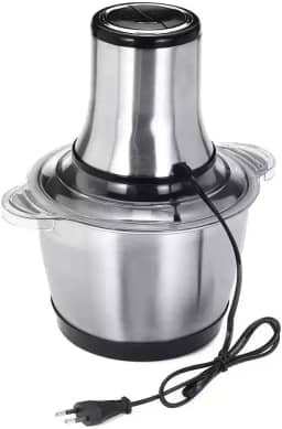 Moedor de Carne Elétrico 2L ou 3L Turbo Life 3.0 Processador de Alimento Aço Inoxidável - Triturador de Legumes (110)