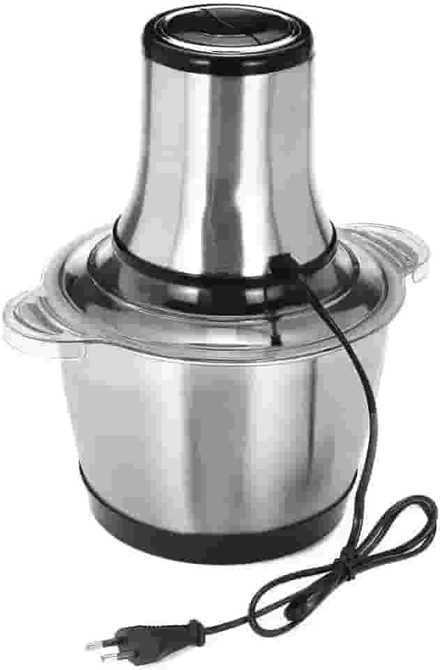 Moedor de Carne Elétrico 2L ou 3L Turbo Life 3.0 Processador de Alimento Aço Inoxidável - Triturador de Legumes (110)