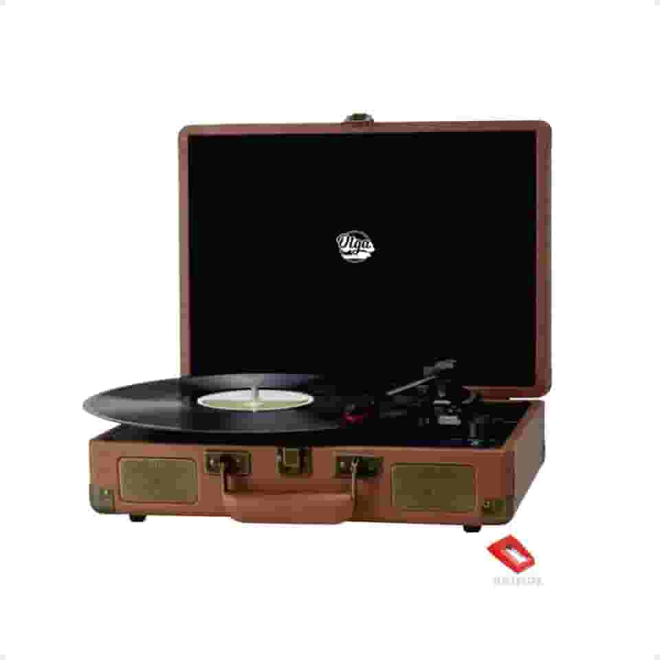 Vitrola Maleta Retro Toca Discos De Vinil Lp Antigo Portátil Vintage Bluetooth Bivolt
