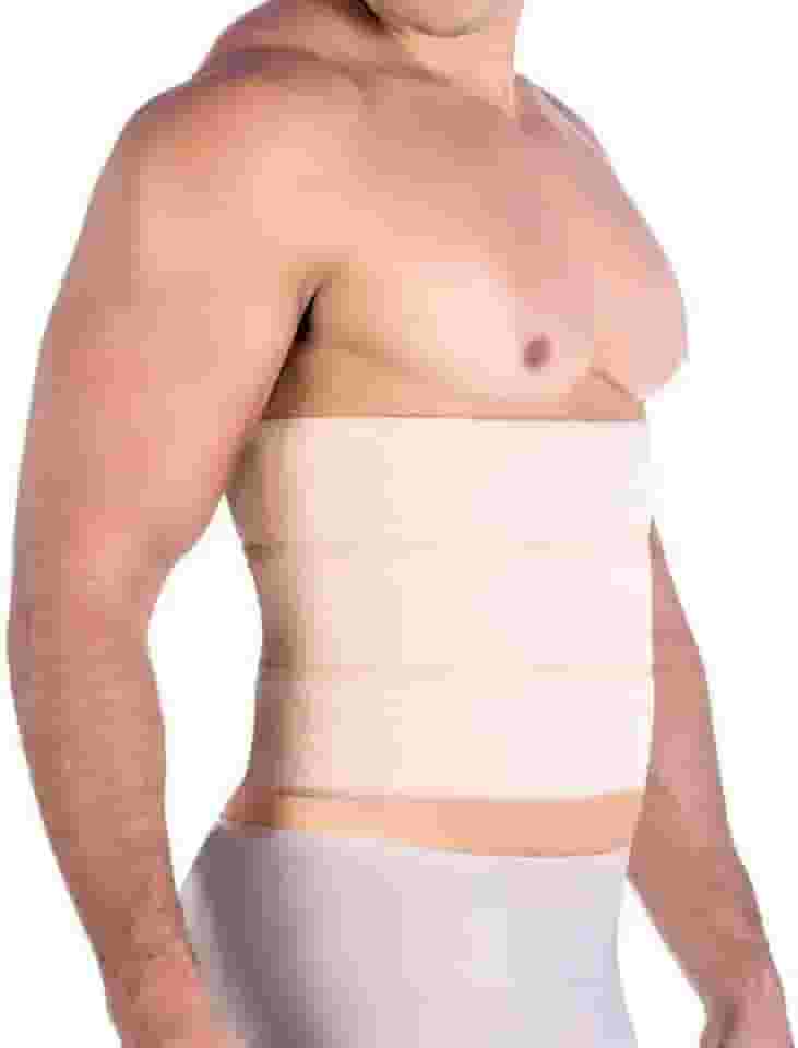 Cinta Faixa Pós Cirúrgica Abdominal Elástica Ortopédica Pós Parto Compressão 3 Gomos/Paineis