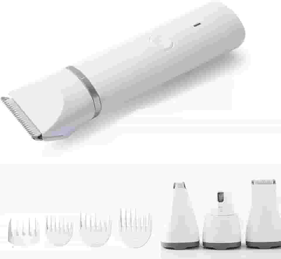 Máquina Tosar Cachorros Cães Recarregável 4 em 1 Kit, Máquina De Tosa Pets Gato Cachorro Tosador,Silencioso, para cães, gatos, cuidados com garras