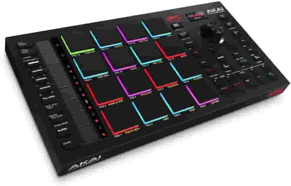 Akai MPC Studio 2 Controlador de Áudio Preto | USB MIDI, Sampler Sequenciador, 16 Pads RGB, Barra Touch, Plugins Internos, Produção Musical