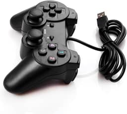 Joypad com fio USB 2.0 controle de jogo gamepad joystick para PC e laptop