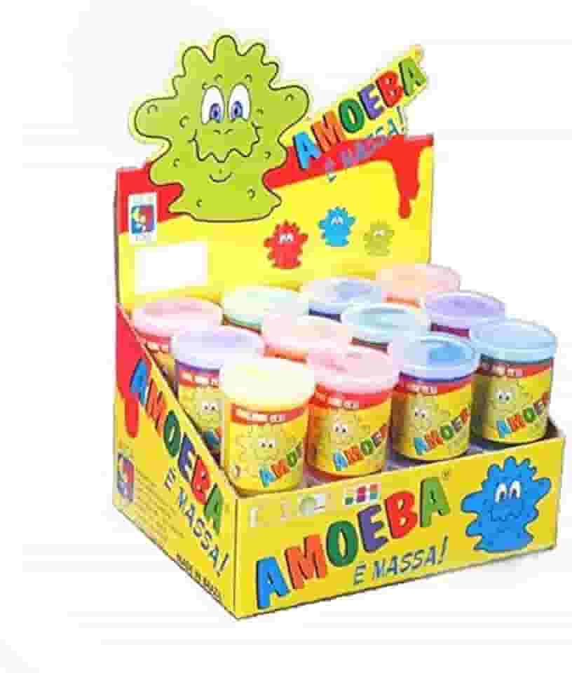 Caixa De Amoeba Com 24 Original Geleinha Massinha Geleca