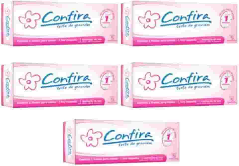 Teste De Gravidez Kit com 5 Confira em tira