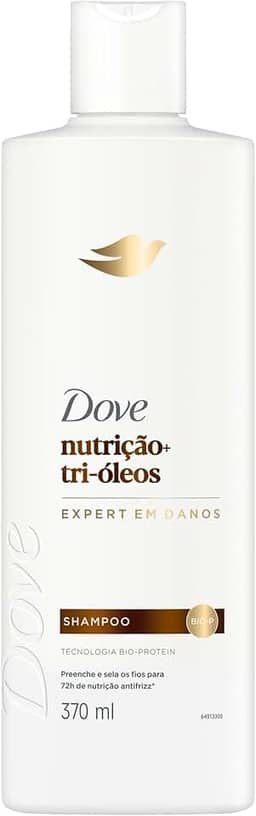 Dove Shampoo Nutrição + Tri-Óleos 370ml