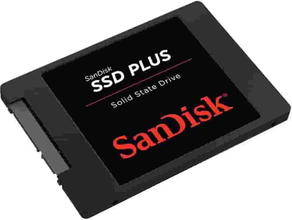 SanDisk SD Plus, 480GB, SATA, Leitura 535MB/s, Gravação 445MB/s, SDSSDA-480G-G26, Preto