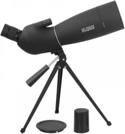 DNTGVUP Telescópio Zoom 25-75x70 para Observação Terrestre, Astronômica, Tiro Esportivo e Animais - Iniciante - Todas as Idades e Unissex - Amantes de Astronomia, Atividades ao Ar Livre e Esportes