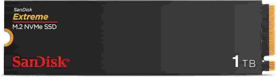 SanDisk Extreme de 1TB, M.2 2280 PCIe Gen 4 NVMe, com velocidade de leitura de até 5150 MB/s