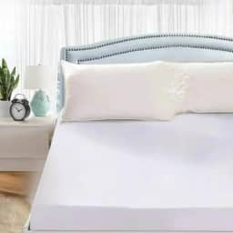 Capa Protetora Para ColchãO Casal ImpermeáVel - Anti Xixi, áCaros E Alergias - Com EláStico E Encosto Total Para ColchãO Queen/King - FáCil De Lavar(Casal)