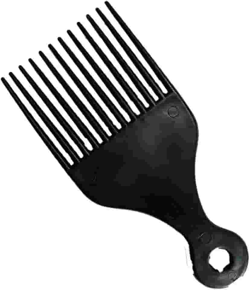 Pente Garfo para Penteado Cabelo Cacheado Afro Hair Black Power Unissex.