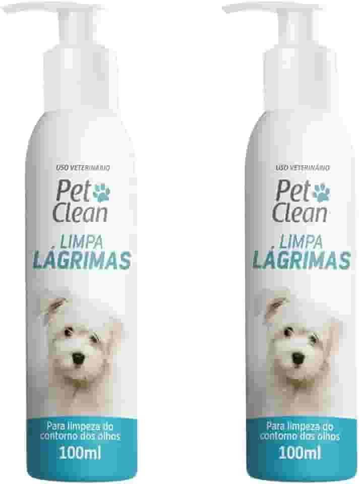 KIT 2 Limpa Lágrimas Ácidas para Cachorro Cães e Gatos Pet 100ml