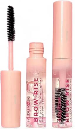 Brow Rise Gel para Sobrancelhas e Cílios Ruby Rose, Fixação e Definição, Longa Duração, 8,3g