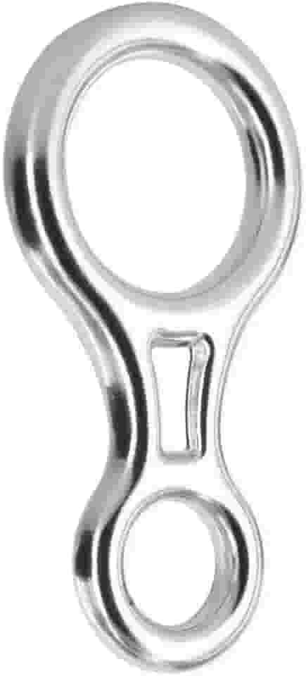 Freio oito (8) aço cromado de alta resistência USClimb