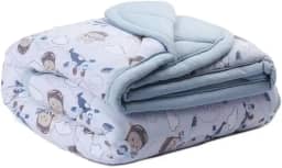 Edredom de Berço Malha Fio Penteado 100% Algodão (Avião)