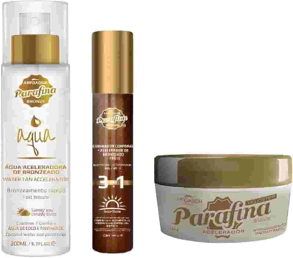 Kit Parafina Bronze Veloster + Solar Shine +aqua Aceleradora