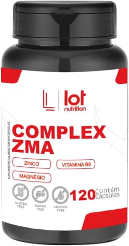 Zma 700mg 120 cápsulas Lot Nutrition