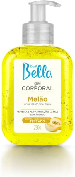 Depil Bella - Gel Hidratante Corporal Melão Alívio das Irritações da Pele 250g