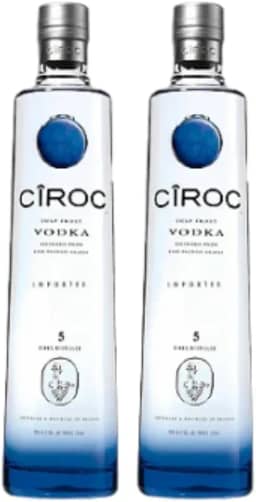 KIT 02 CIROC VODKA FRANCESA 750ML