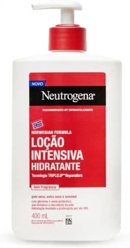 Neutrogena Hidratante Corporal Intensivo Norwegian, Sem Fragrância, 400ml