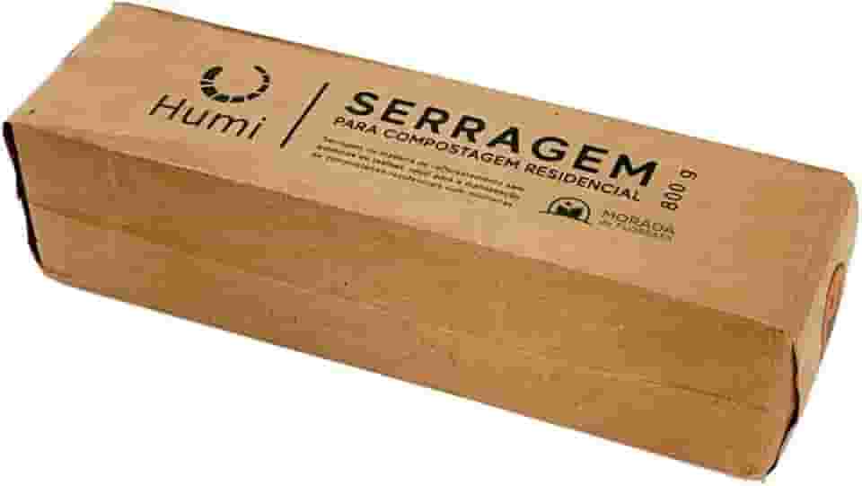 Serragem para Compostagem, 800g, 7,2L, Pinho, para Hamster, Coelho e Minhoca