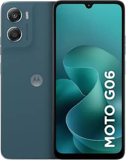 Smartphone Motorola Moto g06-128GB 12GB (4GB RAM + 8GB Ram Boost) e Camera 50MP com AI Bateria de 5200 mAh Tela 6.9" - Azul Marinho