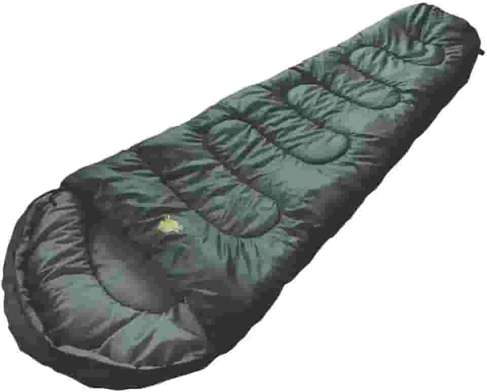 Guepardo, Saco de Dormir, Ultralight, Poliéster de , Temperaturas 5°C a 15°C, Compacto e Confortável, Ideal para Camping e Aventuras ao Ar Livre, Verde