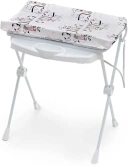 Galzerano Kit Banheira Banho Bebê Classic Zoo 20L + Suporte Com Trocador + Redutor + Saboneteira