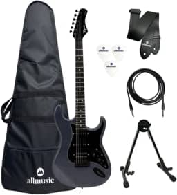Kit Guitarra Tagima Sixmart Deep Silver + Capa Allmusic + Acessórios