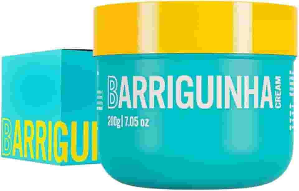 Beleza Brasileira Barriguinha Cream Creme Firmador e Redutor de Medidas, Celulites e Flacidez, Reduz a gordura Localizada e melhora a firmeza da pele, Todos os Tipos de Pele, Produto Vegano e Não Testado em Animais