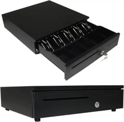 Caixa Registradora Gaveta Dinheiro Moeda Aço Chave