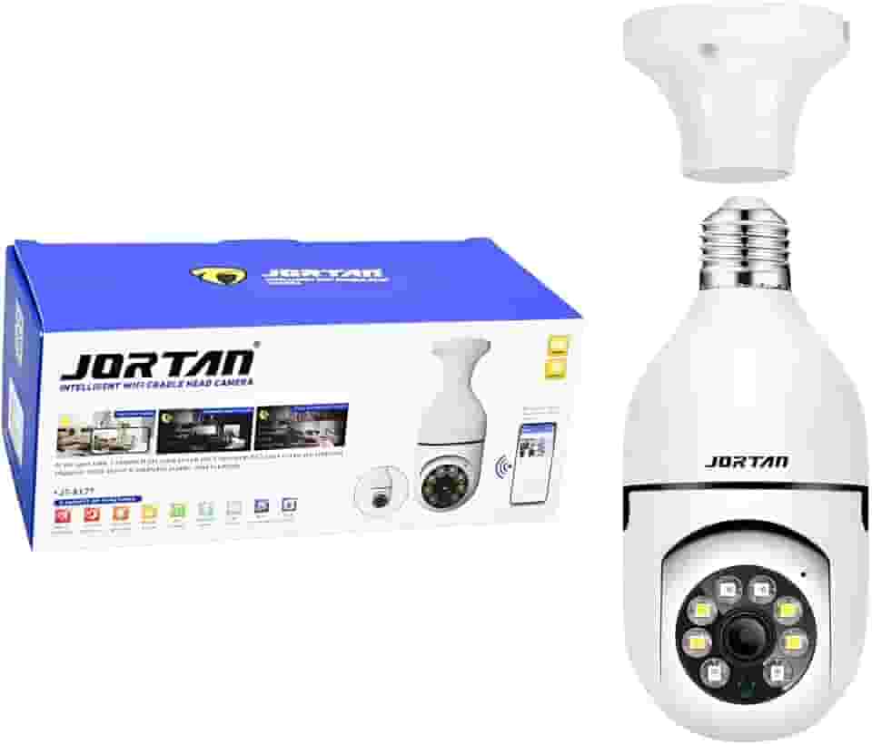 Câmera Lampada Espiã de Segurança Wifi Giratória 360º IP Visao Noturna, APP Yoosee, Jt-8177