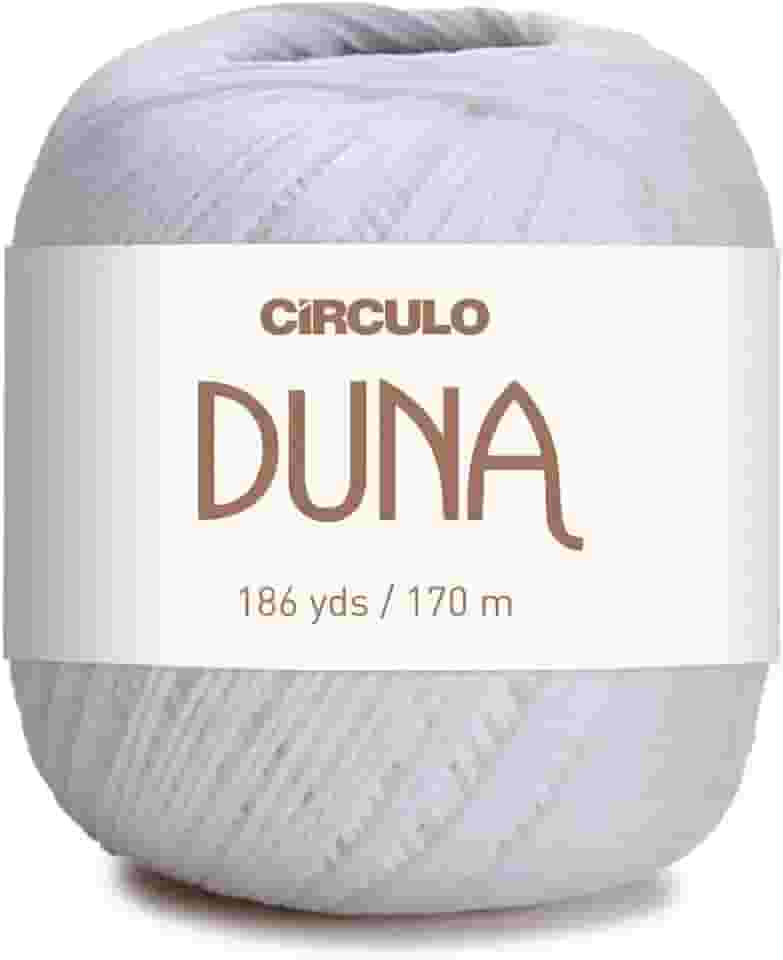 Fio Círculo Nº 4 Duna - 170m - 100g - Branco 8001