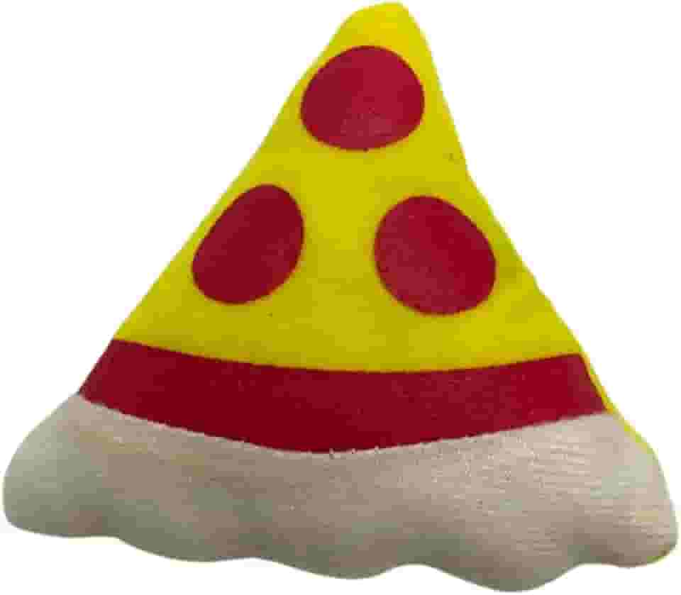 Kit C/2 Pizza De Pelúcia Para Gatos Catnip Great Pets 10cm