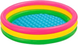 Piscina Por Do Sol, Intex, Rosa/Amarelo/Verde, 131 L
