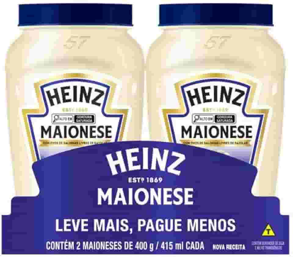 Heinz Pack Maionese Tradicional, 400G - 2 unidades