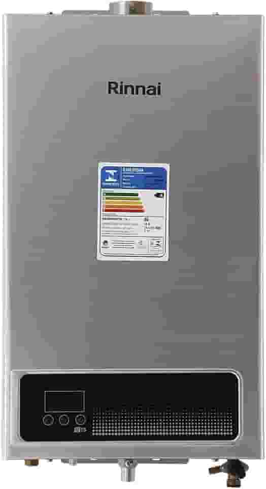 Rinnai E15-15 litros GLP Prata - Aquecedor de Água a Gás Digital REU-E150 FEH