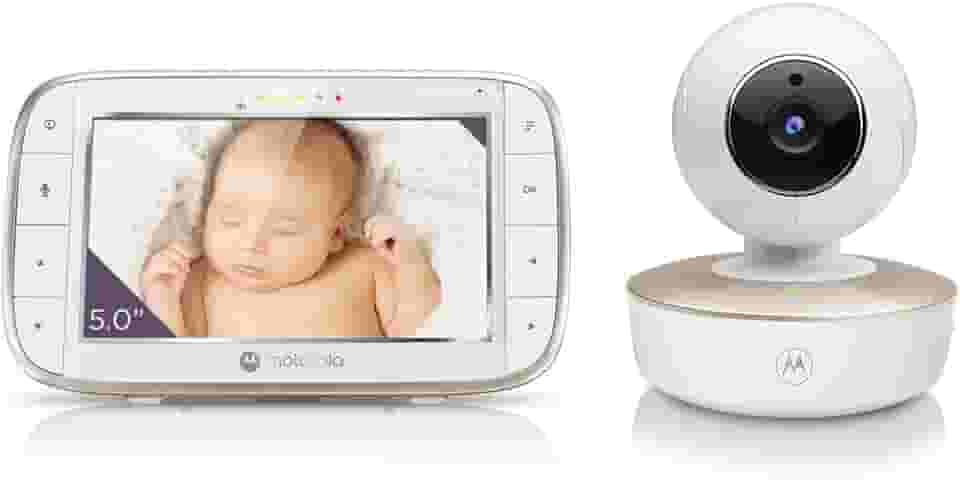 Motorola, Babá Eletrônica VM855 Connect, Visão Noturna, Wi-Fi, Tela Extra Grande