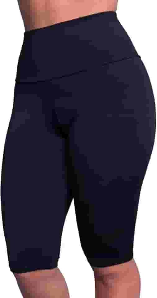 Bermuda Suplex Longa Lisa Moda Fitness Feminina Academia Ciclista