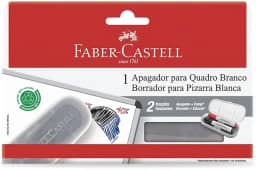 Apagador Quadro Branco Com Estojo - 01 Unidade, Faber-Castell, OF/522AP, Multicor