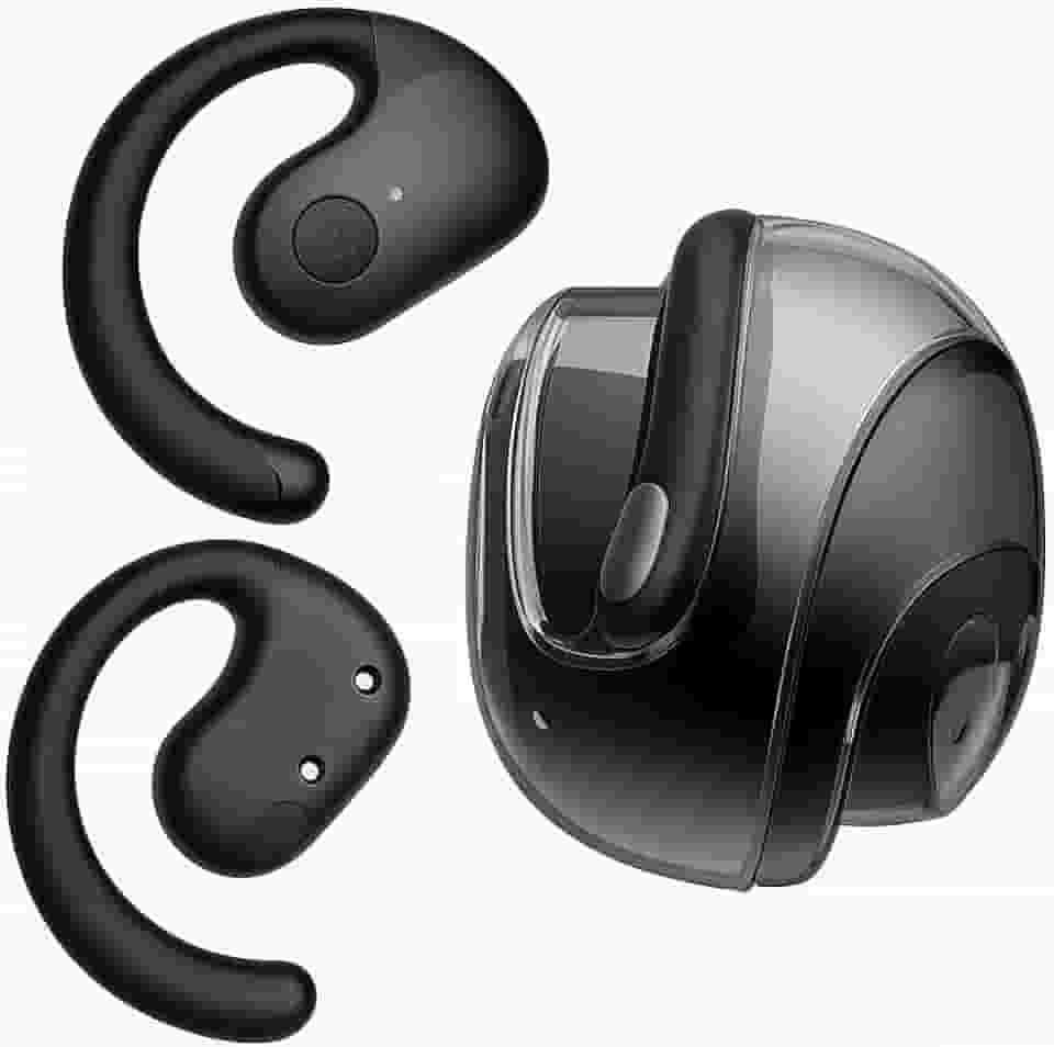 Fone de Ouvido Tradutor Inteligente, Tradução em Tempo Real, 144 Idiomas, Bluetooth, Preto